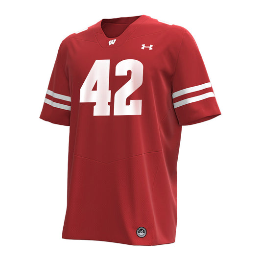 Wisconsin - NCAA Football : Tyler Jansey - Under Armour® Football Jersey-0