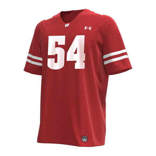 Wisconsin - NCAA Football : Brady Bekkenhuis - Under Armour® Football Jersey-0
