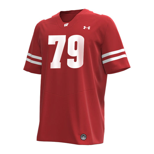 Wisconsin - NCAA Football : Logan Powell - Under Armour® Football Jersey-0
