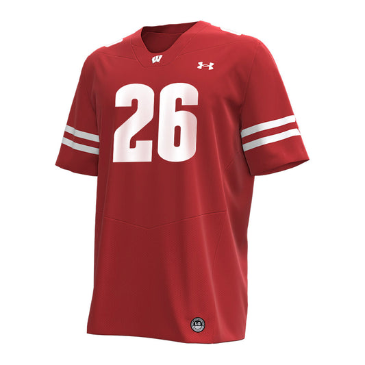Wisconsin - NCAA Football : Eli Adams - Under Armour® Football Jersey-0
