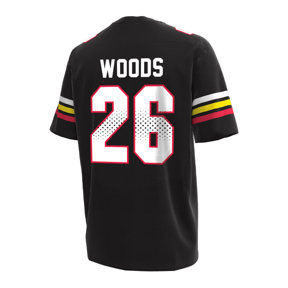 Maryland - NCAA Softball : Sammi Woods - Under Armour® Football Jersey-1