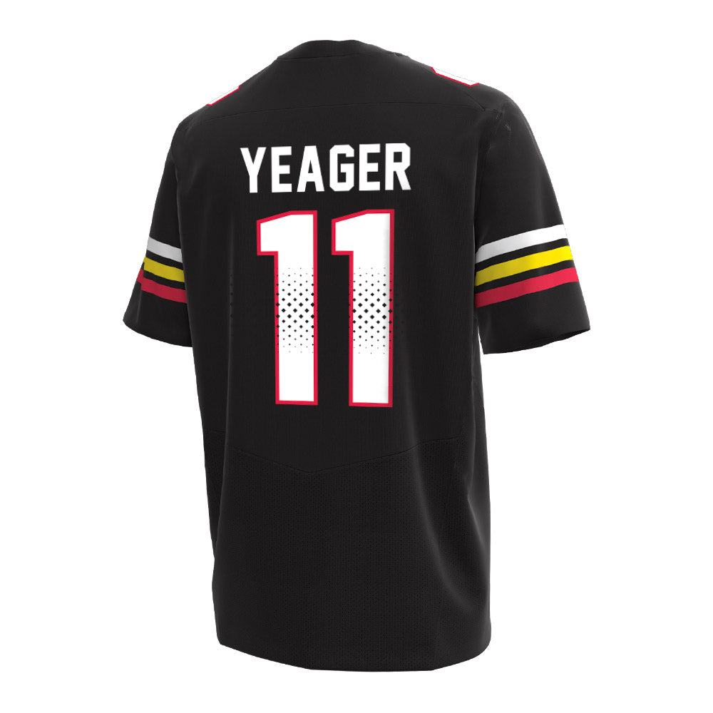 Maryland - NCAA Baseball : Jake Yeager - Under Armour® Football Jersey-1