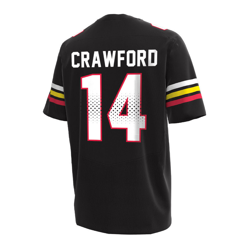 Maryland - NCAA Women's Volleyball : Ellis Crawford - Under Armour® Football Jersey-1