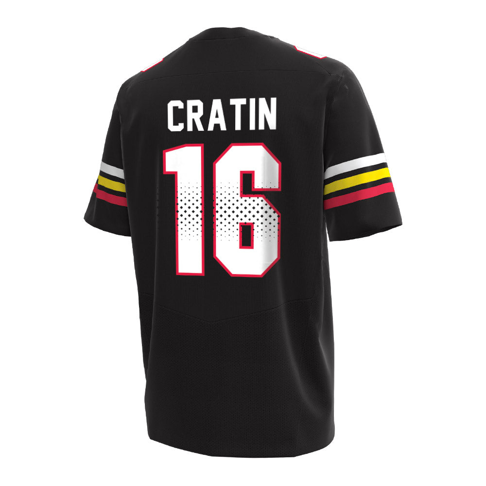 Maryland - NCAA Women's Lacrosse : Jenna Cratin - Under Armour® Football Jersey-1