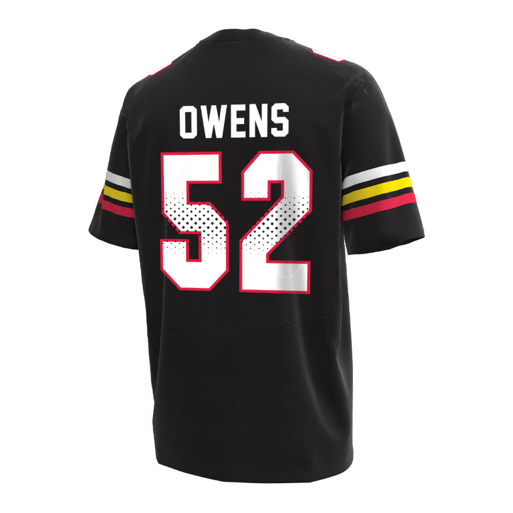 Maryland - NCAA Men's Lacrosse : Trevor Owens - Under Armour® Football Jersey-1