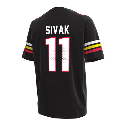Maryland - NCAA Women's Volleyball : Marlee Sivak - Under Armour® Football Jersey-1
