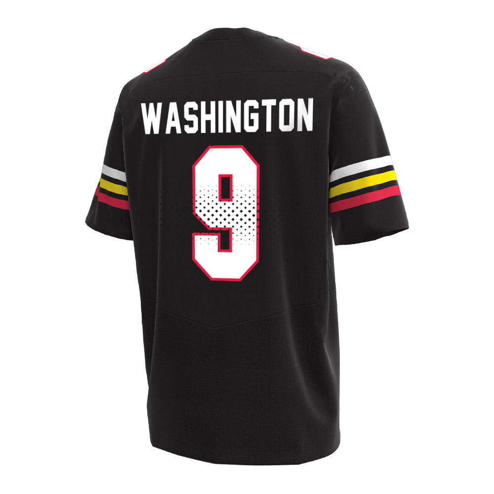 Maryland - NCAA Men's Basketball : Solomon Washington - Under Armour® Football Jersey-1