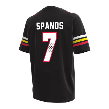 Maryland - NCAA Men's Lacrosse : Eric Spanos - Under Armour® Football Jersey-1