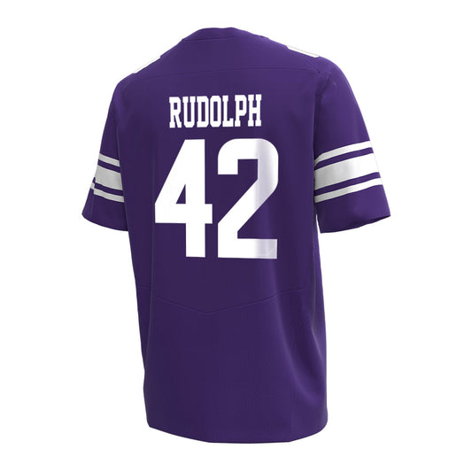 Northwestern - NCAA Women's Lacrosse : Hannah Rudolph - Under Armour® Football Jersey-0