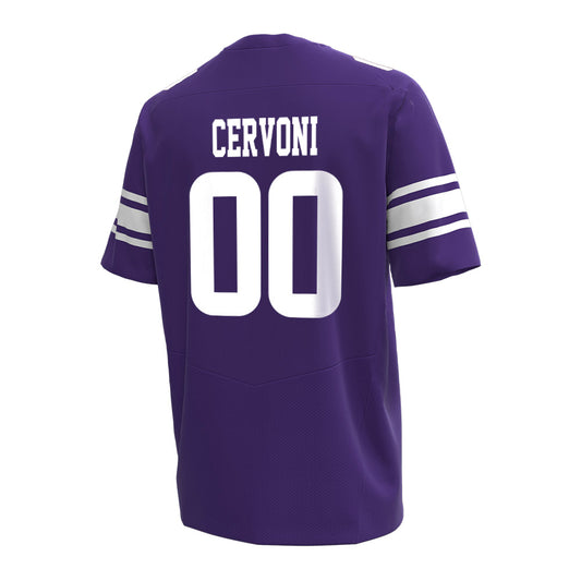 Northwestern - NCAA Men's Soccer : Gino Cervoni - Under Armour® Football Jersey-0
