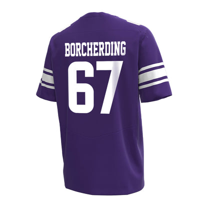 Northwestern - NCAA Football : Jace Borcherding - Under Armour® Football Jersey-1