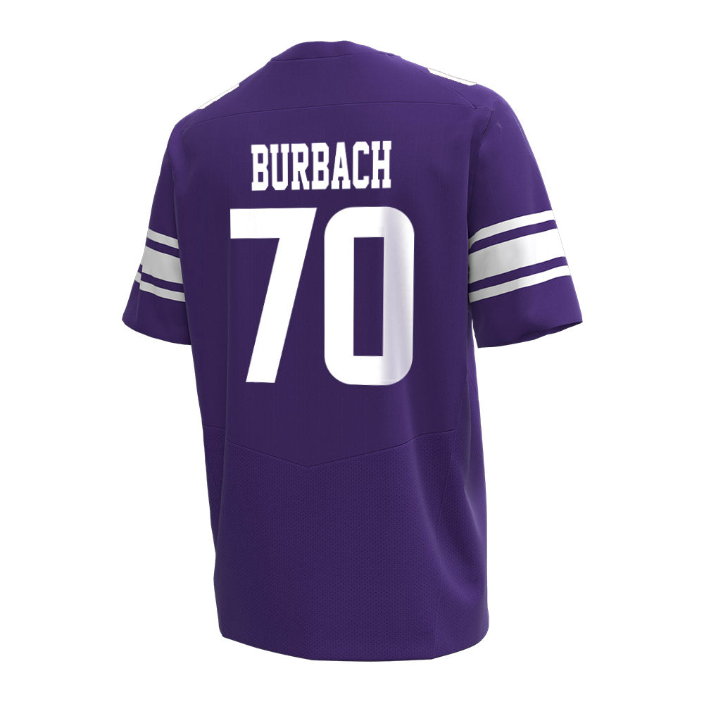 Northwestern - NCAA Football : Leighton Burbach - Under Armour® Football Jersey-1