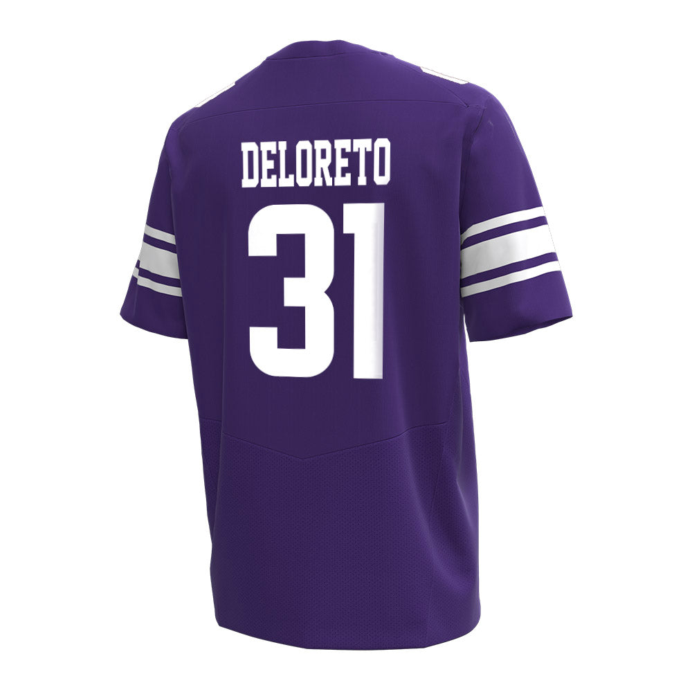 Northwestern - NCAA Baseball : Dominic DeLoreto - Under Armour® Football Jersey-1