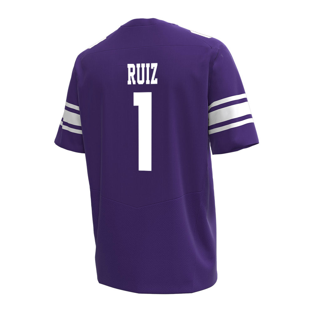 Northwestern - NCAA Baseball : Noah Ruiz - Under Armour® Football Jersey-1