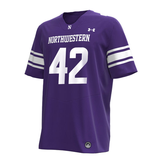 Northwestern - NCAA Women's Lacrosse : Hannah Rudolph - Under Armour® Football Jersey-0