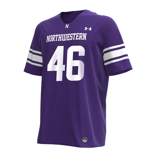 Northwestern - NCAA Football : Lincoln Creager - Under Armour® Football Jersey-0
