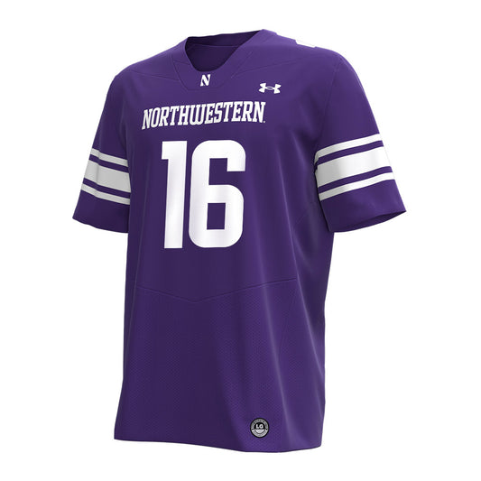 Northwestern - NCAA Football : Brennan Saxe - Under Armour® Football Jersey-0