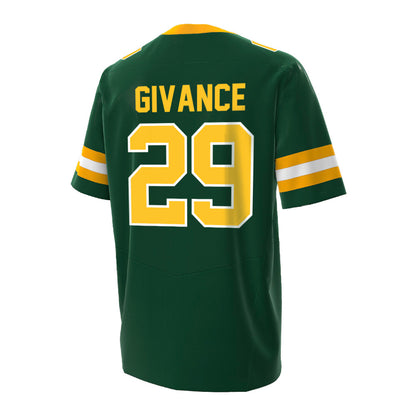 NDSU - NCAA Football : Darius Givance - North Dakota State University Football Jersey-UnderArmour-1