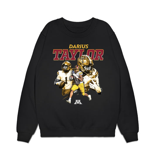 Minnesota - NCAA Football : Darius Taylor - Collage Premium Crewneck Sweatshirt-0