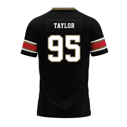 Miami of Ohio - NCAA Football : Aariz Taylor - Black Premium Football Jersey-1