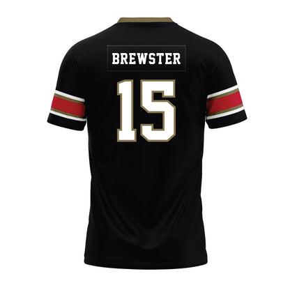 Miami of Ohio - NCAA Football : Harrison Brewster - Black Premium Football Jersey-1