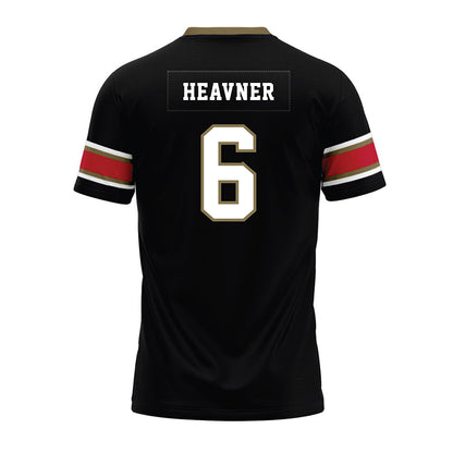 Miami of Ohio - NCAA Football : Caleb Heavner - Black Premium Football Jersey-1