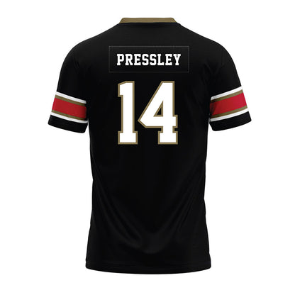 Miami of Ohio - NCAA Football : William Pressley - Black Premium Football Jersey-1