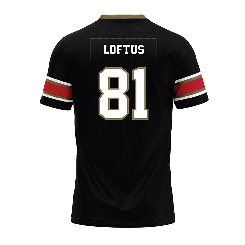 Miami of Ohio - NCAA Football : Brendan Loftus - Black Premium Football Jersey-1