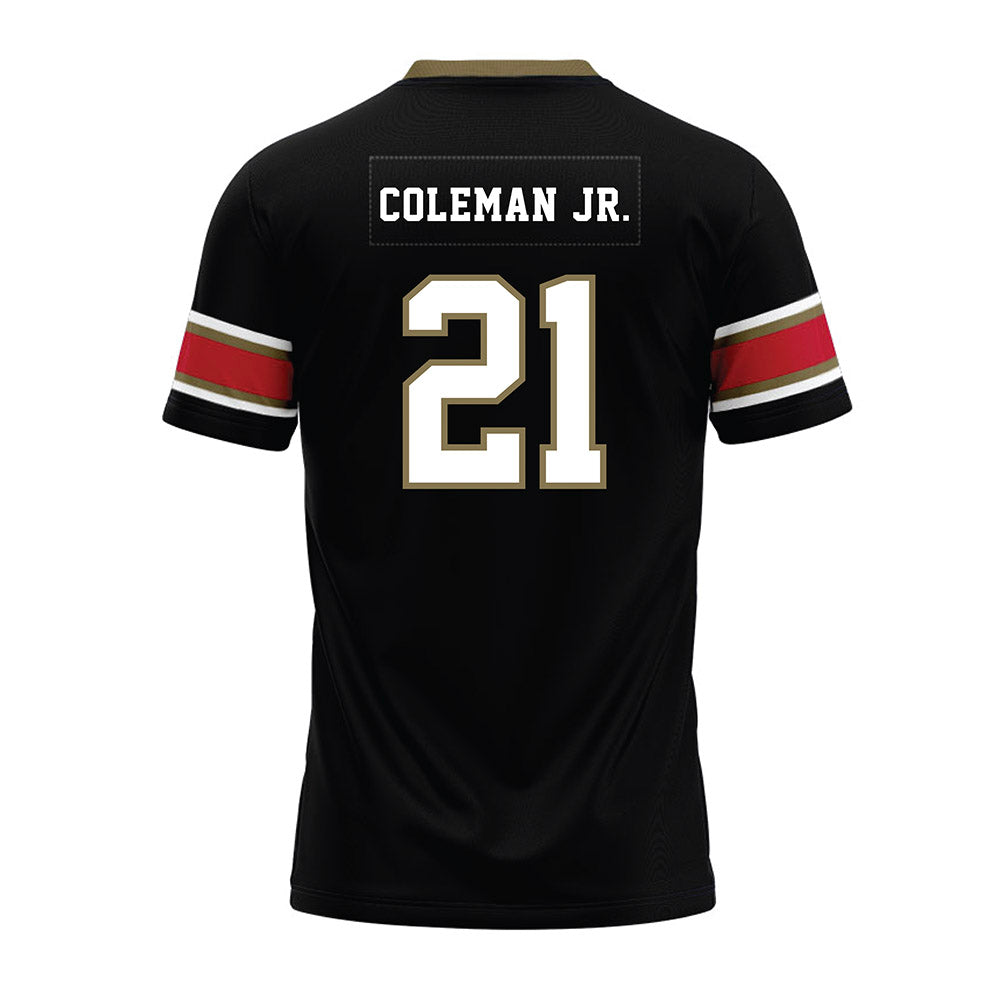 Miami of Ohio - NCAA Football : Toney Coleman Jr. - Black Premium Football Jersey-1