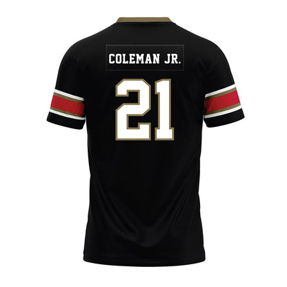 Miami of Ohio - NCAA Football : Toney Coleman Jr. - Black Premium Football Jersey-1