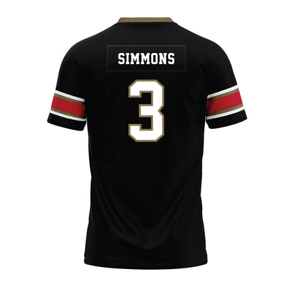 Miami of Ohio - NCAA Football : Quintin Simmons - Black Premium Football Jersey-1