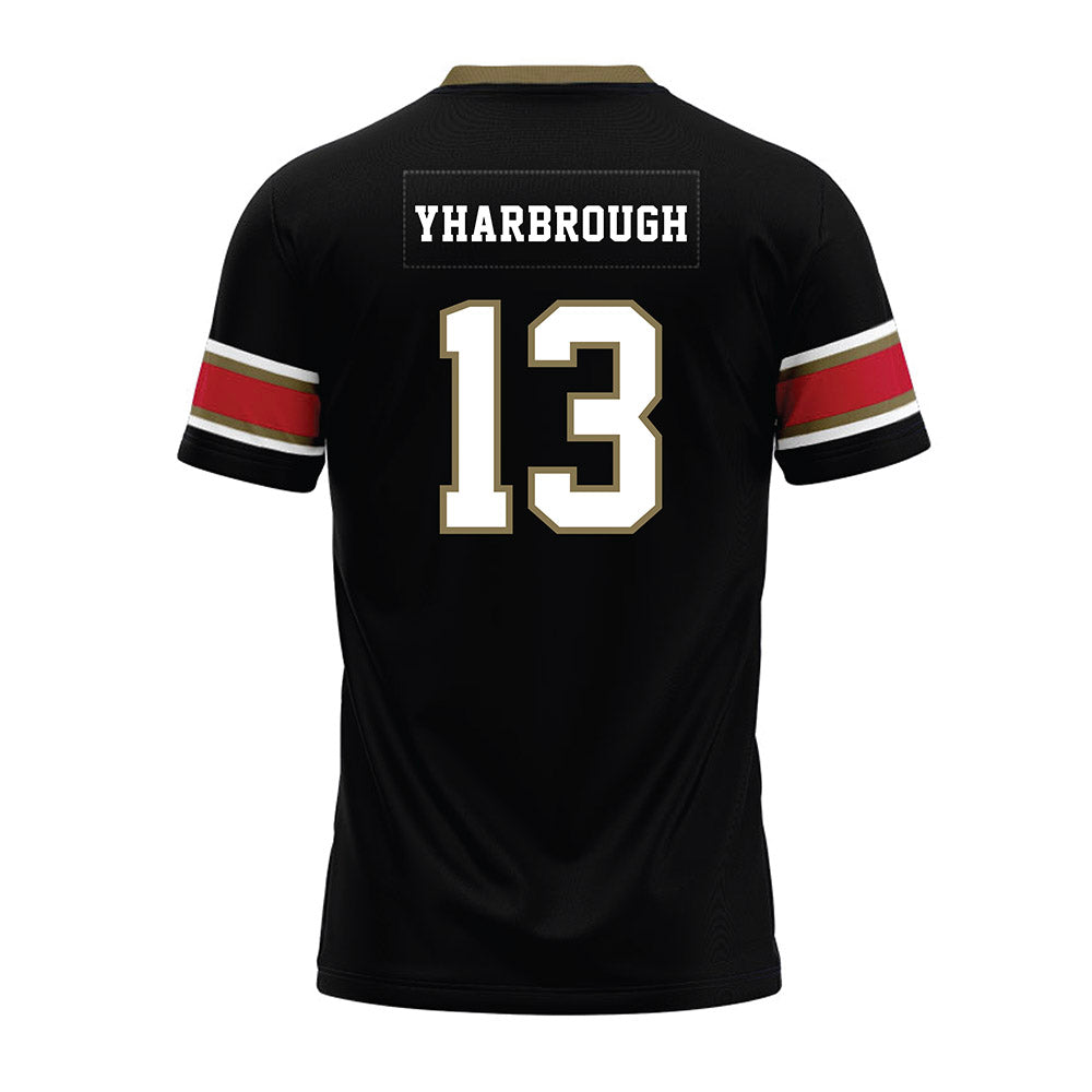 Miami of Ohio - NCAA Football : Desmon Yharbrough - Black Premium Football Jersey-1