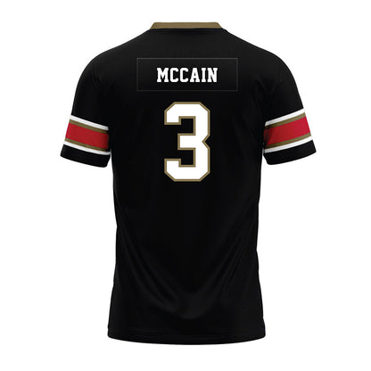 Miami of Ohio - NCAA Football : Malcolm McCain - Black Premium Football Jersey-1