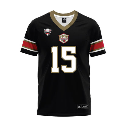 Miami of Ohio - NCAA Football : Harrison Brewster - Black Premium Football Jersey-0