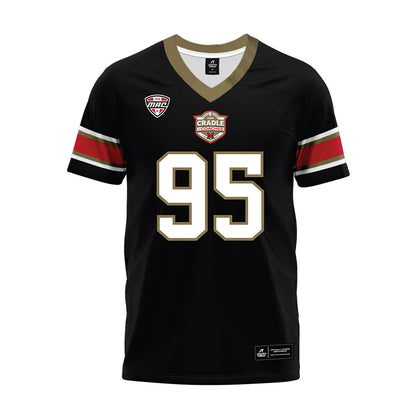 Miami of Ohio - NCAA Football : Aariz Taylor - Black Premium Football Jersey-0