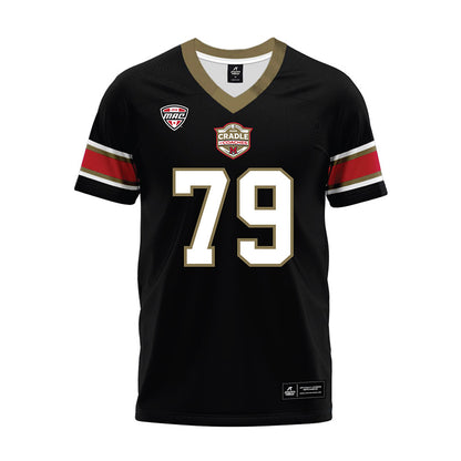 Miami of Ohio - NCAA Football : Jonathan Stangl - Black Premium Football Jersey-0