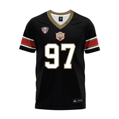 Miami of Ohio - NCAA Football : William Goodvine III - Black Premium Football Jersey-0