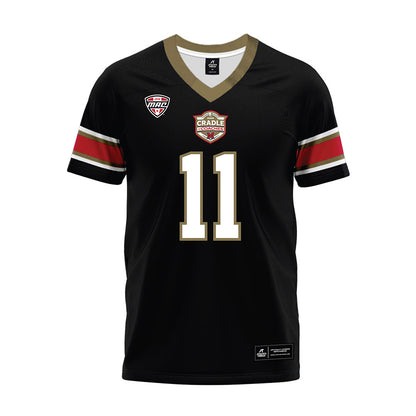 Miami of Ohio - NCAA Football : Isaiah Rollins - Black Premium Football Jersey-0
