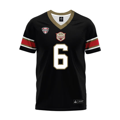 Miami of Ohio - NCAA Football : Caleb Heavner - Black Premium Football Jersey-0