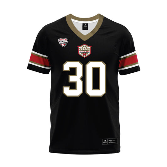 Miami of Ohio - NCAA Football : Josh Ringer - Black Premium Football Jersey-0