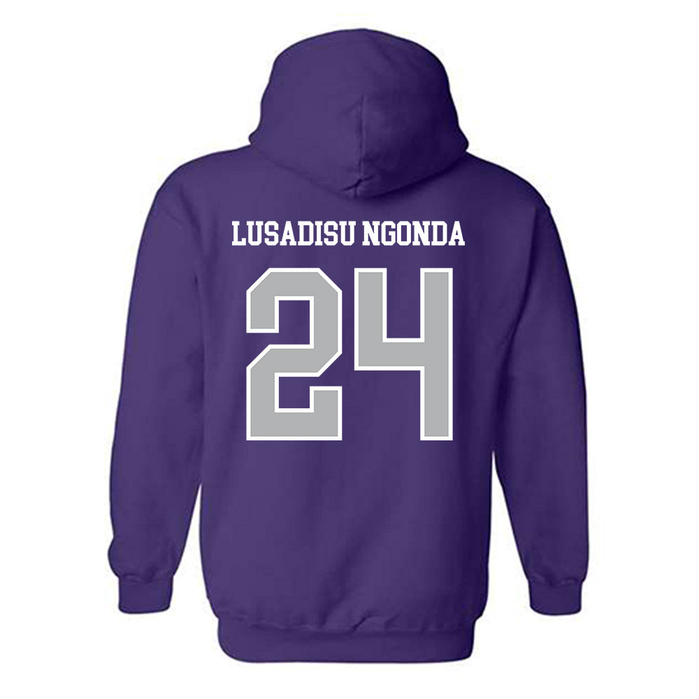 SBU - NCAA Women's Basketball : Ida Lusadisu Ngonda - Classic Shersey Hooded Sweatshirt-1