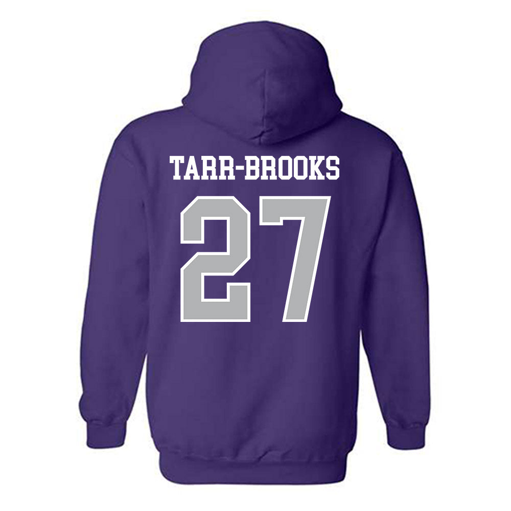 SBU - NCAA Football : Dominic Tarr-Brooks - Classic Shersey Hooded Sweatshirt-1
