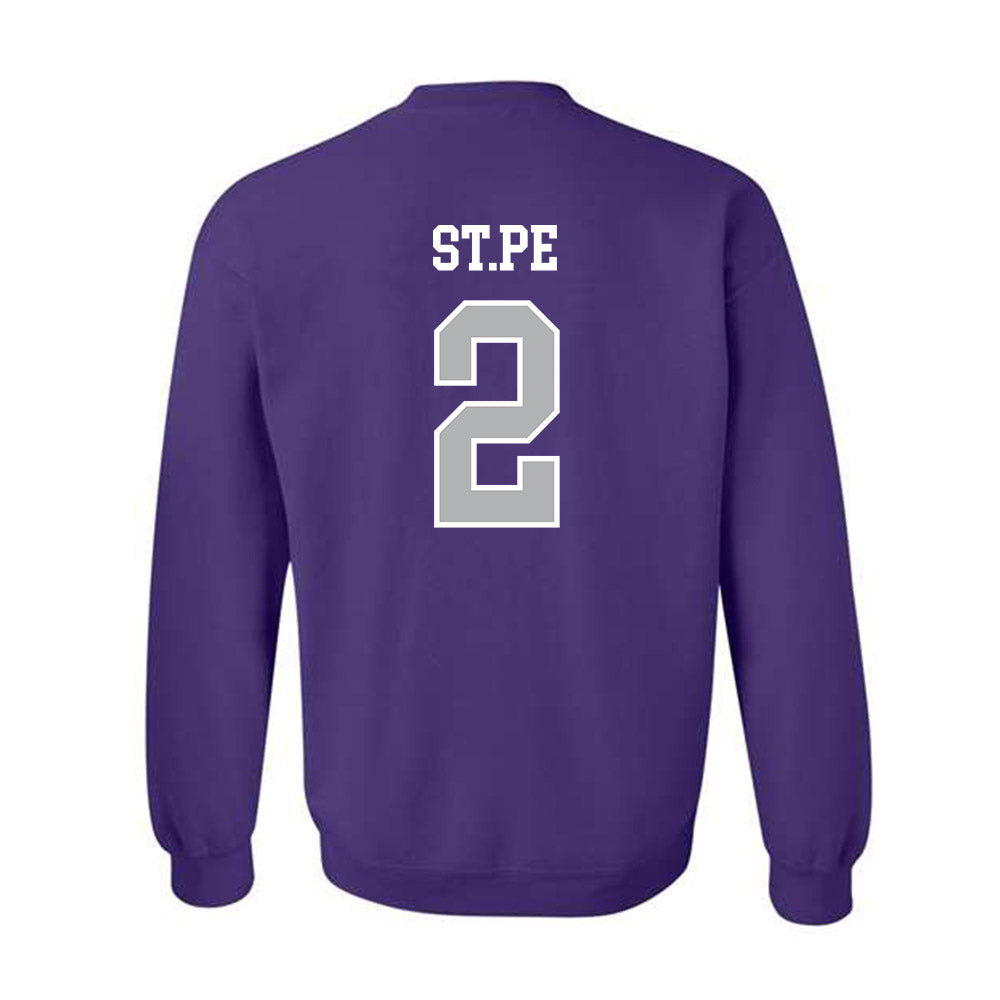 SBU - NCAA Baseball : Matthew St.Pe - Classic Shersey Crewneck Sweatshirt-1