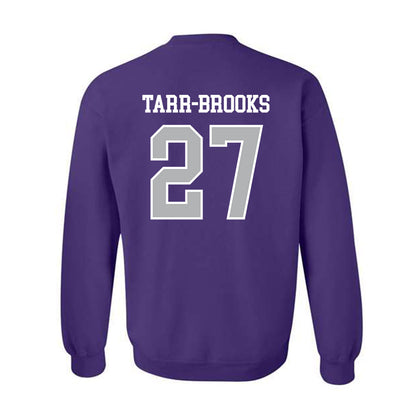 SBU - NCAA Football : Dominic Tarr-Brooks - Classic Shersey Crewneck Sweatshirt-1
