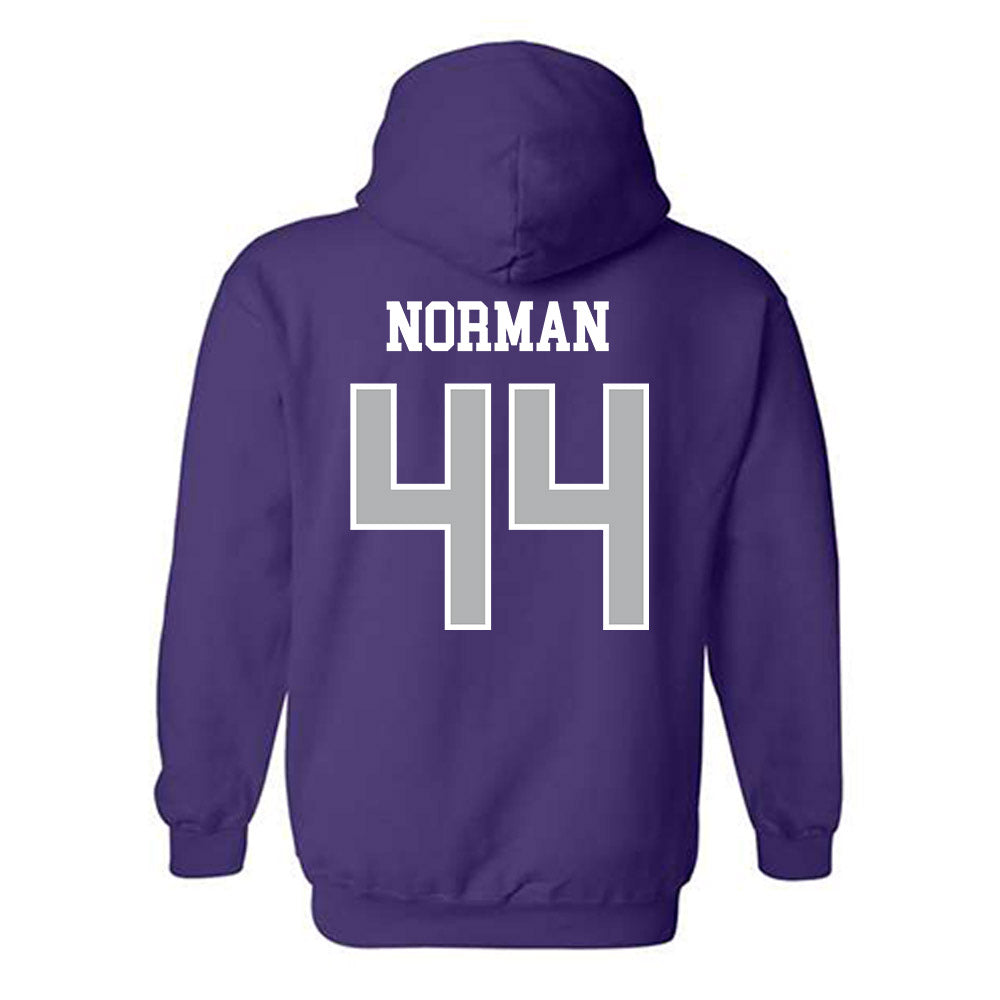 SBU - NCAA Baseball : Caden Norman - Classic Shersey Hooded Sweatshirt-1