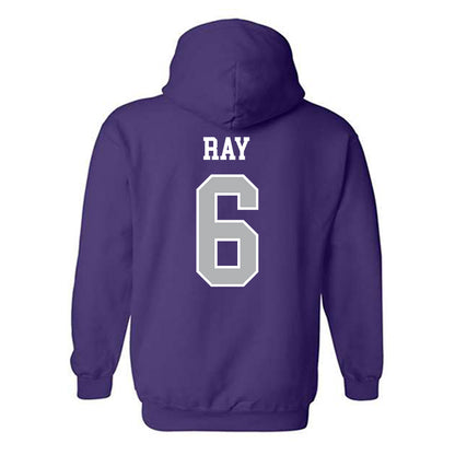 SBU - NCAA Baseball : Ryan Ray - Classic Shersey Hooded Sweatshirt-1