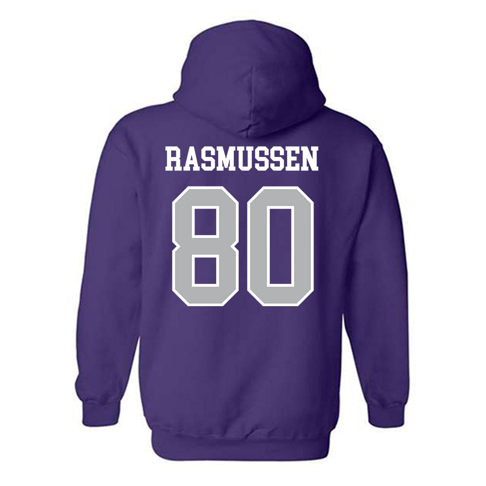 SBU - NCAA Football : Peyton Rasmussen - Classic Shersey Hooded Sweatshirt-1