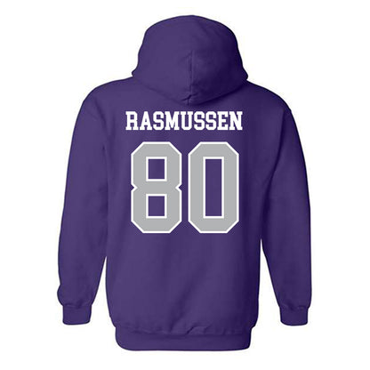 SBU - NCAA Football : Peyton Rasmussen - Classic Shersey Hooded Sweatshirt-1