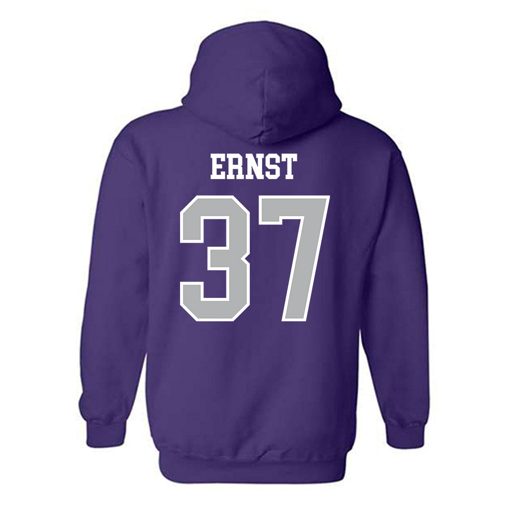 SBU - NCAA Football : Braxton Ernst - Classic Shersey Hooded Sweatshirt-1