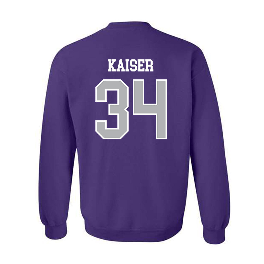 SBU - NCAA Baseball : Ryne Kaiser - Classic Shersey Crewneck Sweatshirt-1